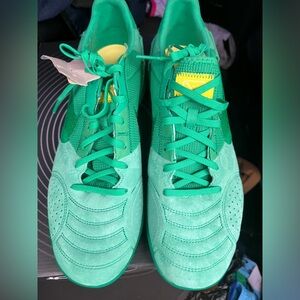 Nike Street Gato Indoor Soccer Shoes Size 11.5 New NO BOX Cool All Green 🟢🟢 Shoe